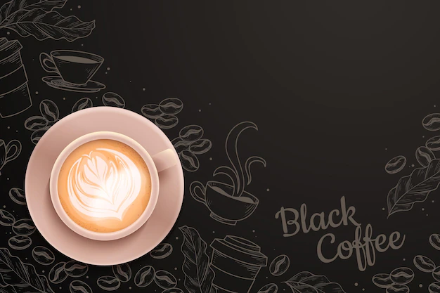 Free Vector | Realistic coffee time background with coffee cup