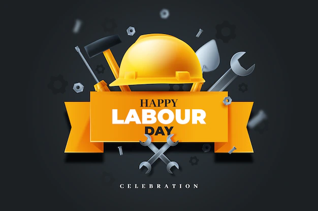Free Vector | Realistic labour day