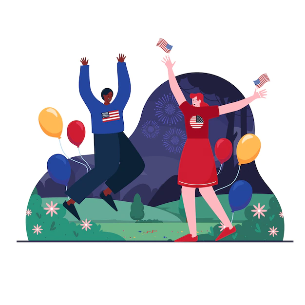 Free Vector | Realistic people dancing outdoors illustration