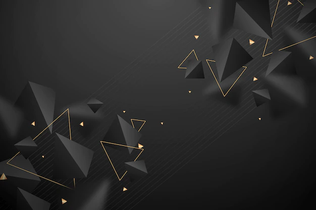 Free Vector | Realistic polygonal background