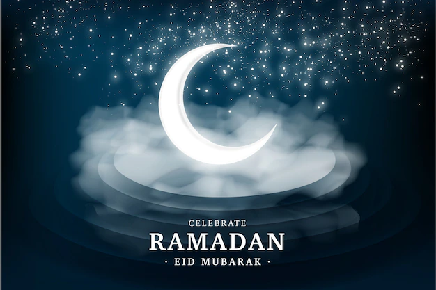 Free Vector | Realistic ramadan greeting card