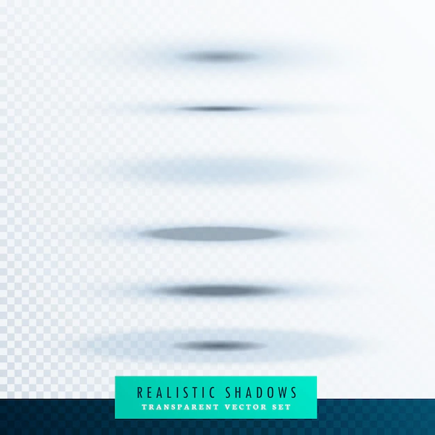 Free Vector | Realistic round soft shadows