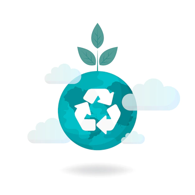 Free Vector | Recycle symbol environmental conservation vector