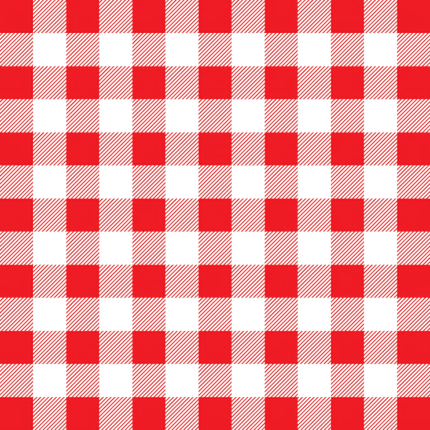 Free Vector | Red and white gingham pattern