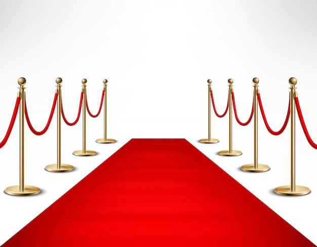 Free Vector | Red carpet celebrities formal event banner
