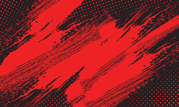 Free Vector | Red grunge and halftone detailed in dark background