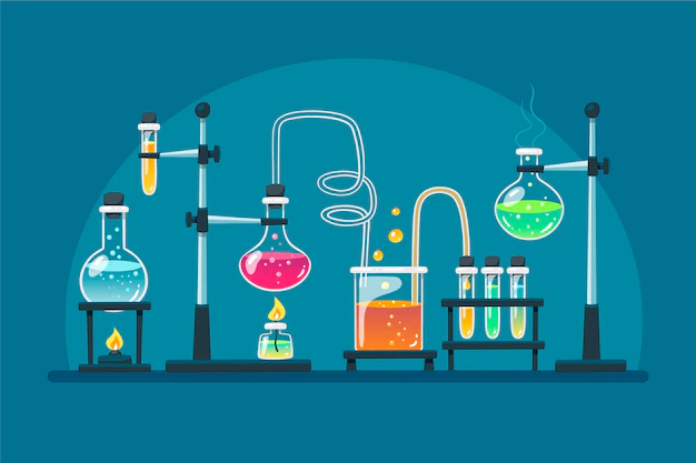 Free Vector | Science lab drawing theme