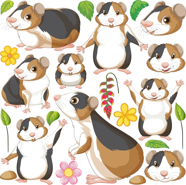 Free Vector | Seamless pattern with cute animals