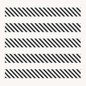 Free Vector | Seamless stripes illustrator brush stroke vector set