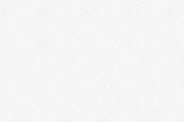 Free Vector | Seamless white interlaced rounded arc patterned background
