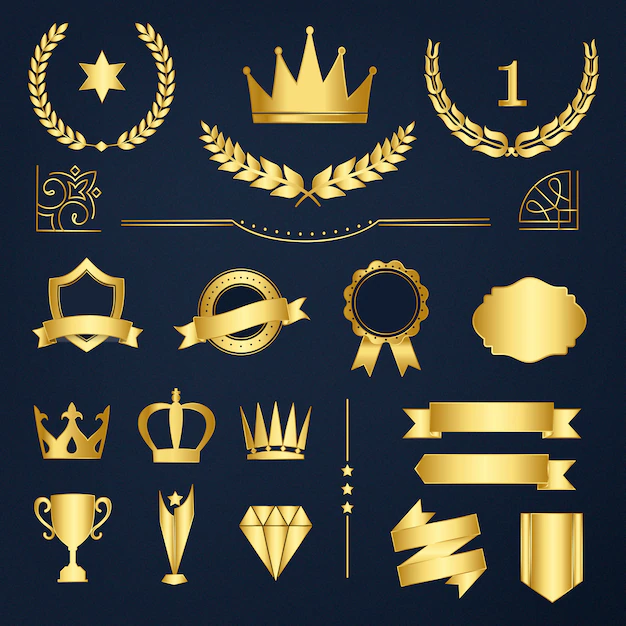 Free Vector | Set of premium badges and banners vector