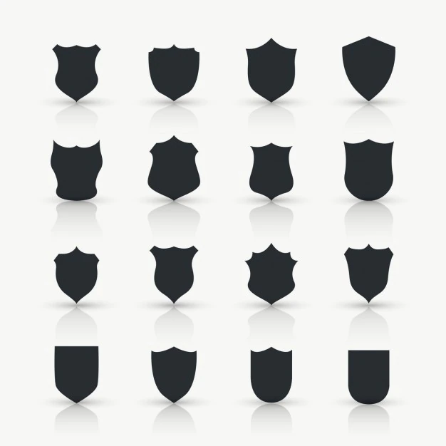 Free Vector | Shields, icons