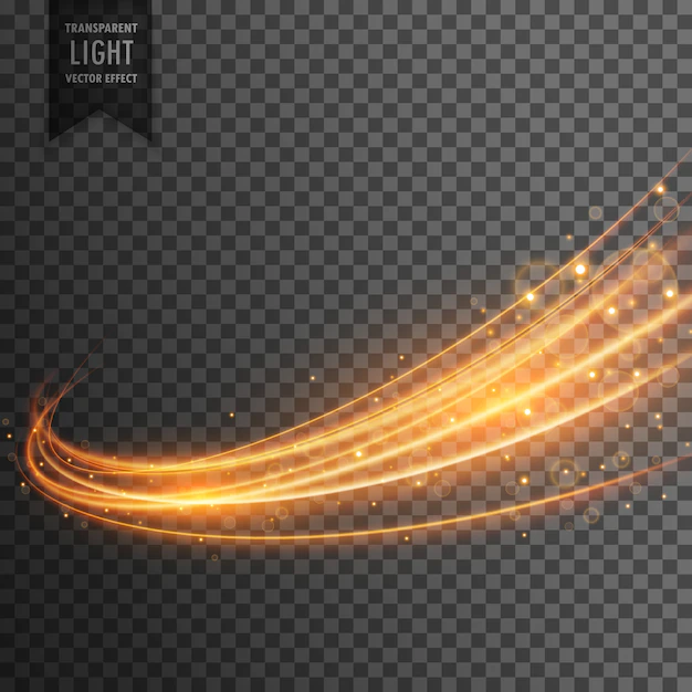 Free Vector | Shiny golden abstract lines