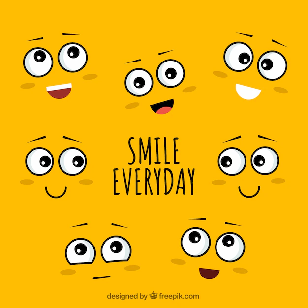 Free Vector | Smile everyday background