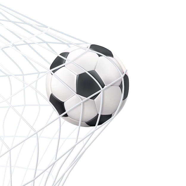 Free Vector | Soccer ball in the net pictogram