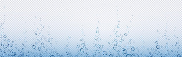 Free Vector | Soda bubbles, water or oxygen air fizz, carbonated drink, underwater abstract.