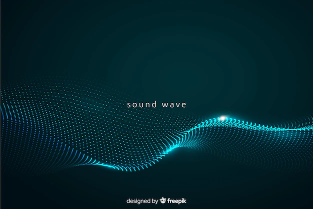 Free Vector | Sound wave background