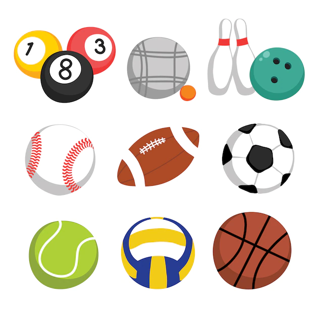 Free Vector | Sport balls collection