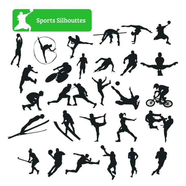 Free Vector | Sport silhouette collection