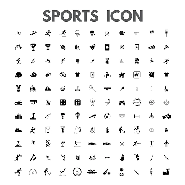 Free Vector | Sports icons