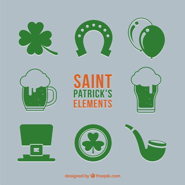 Free Vector | St. patrick's day element collection