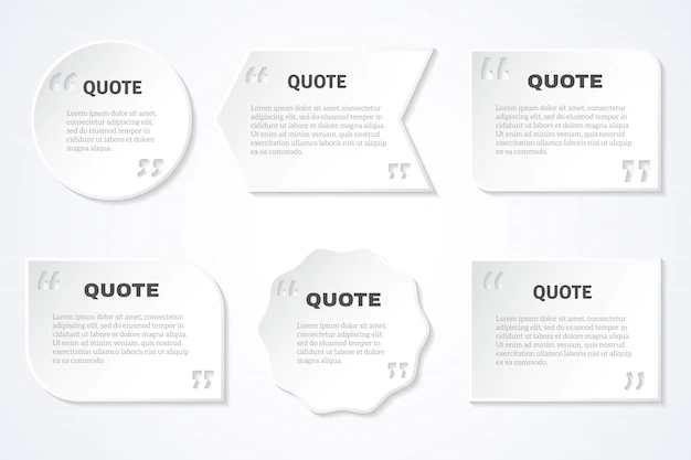Free Vector | Timeless wisdom quotes icons set