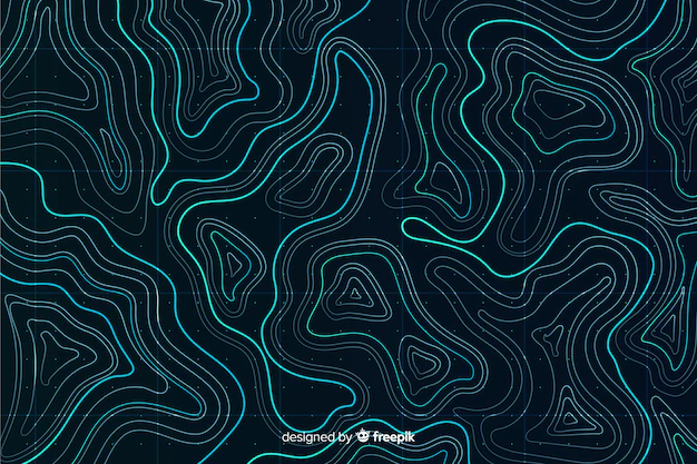Free Vector | Topographic lines background