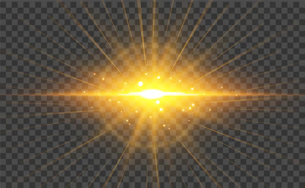 Free Vector | Transparent light flare effect background