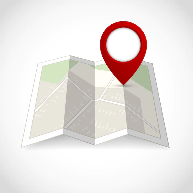 Free Vector | Travel road street map with location pin symbol vector illustration