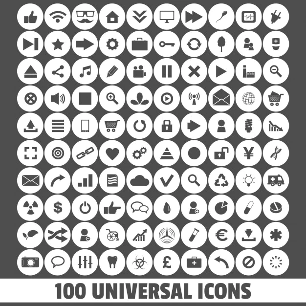 Free Vector | Universal icons