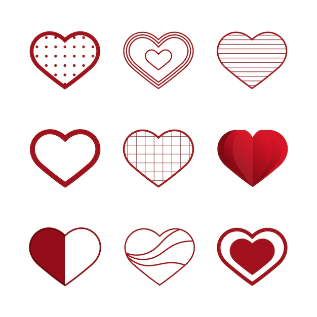 Free Vector | Valentine's day illustration icons