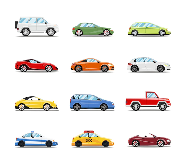 Free Vector | Vector cars collection. vehicles in flat style