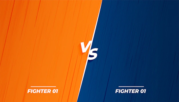 Free Vector | Versus vs fight battle background screen design