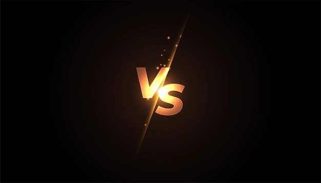 Free Vector | Versus vs screen banner   for battle or comparision