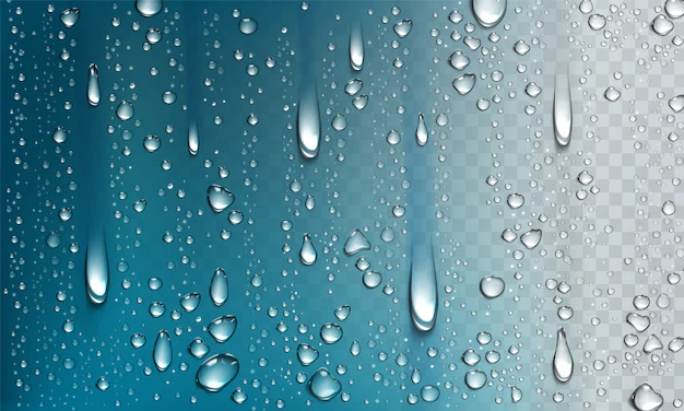 Free Vector | Water droplets isolated on transparent background