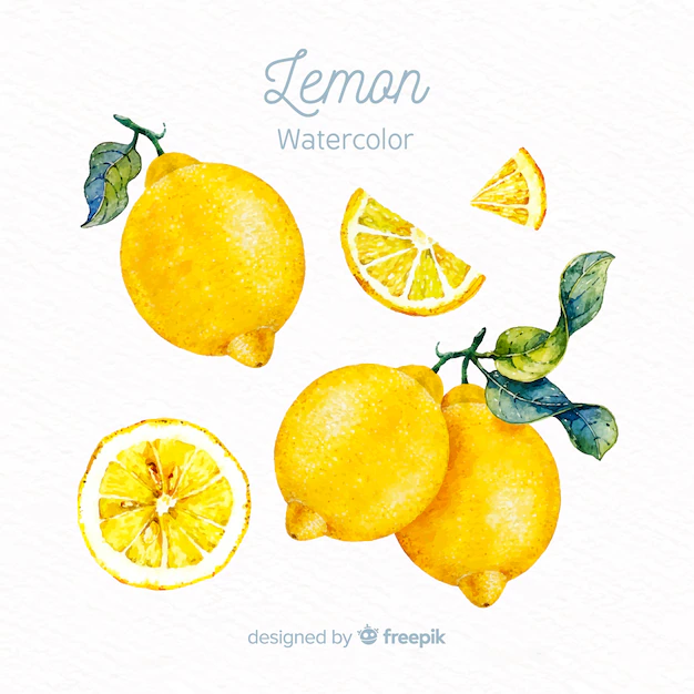 Free Vector | Watercolor lemon