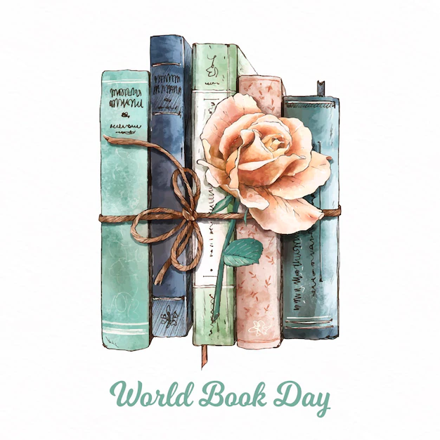 Free Vector | Watercolor world book day