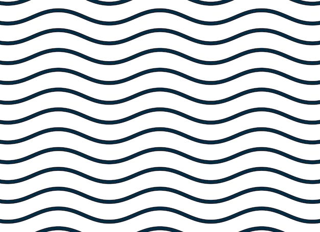 Free Vector | Wavy smooth lines pattern background
