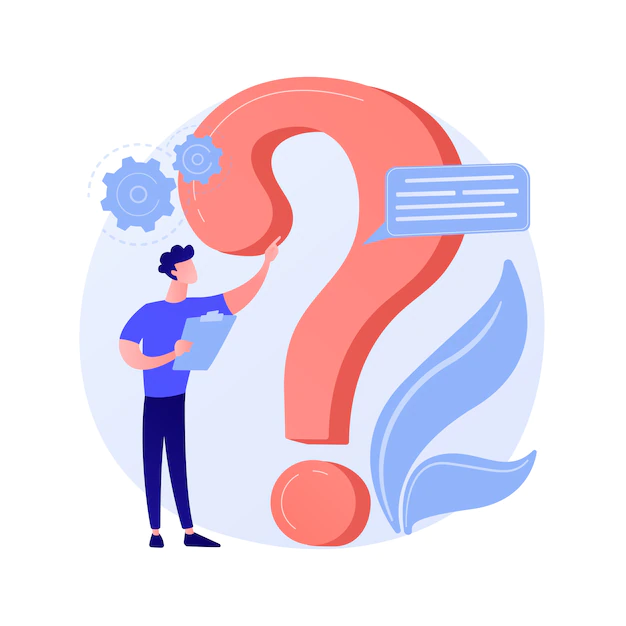 Free Vector | Website faq section. user help desk, customer support, frequently asked questions. problem solution, quiz game confused man cartoon character.