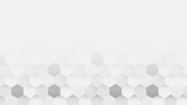 Free Vector | White and gray hexagon pattern background