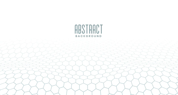 Free Vector | White hexagonal digital abstract background