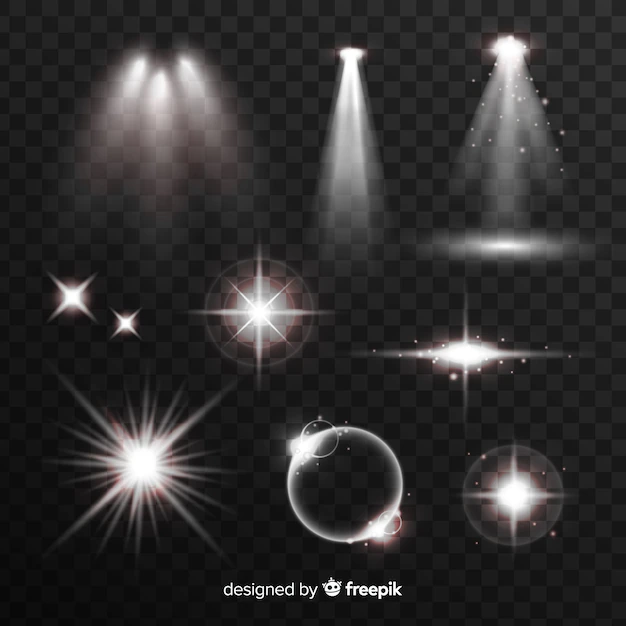 Free Vector | White light effect collection
