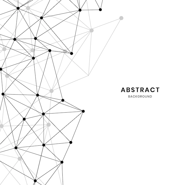 Free Vector | White neural texture abstract vector