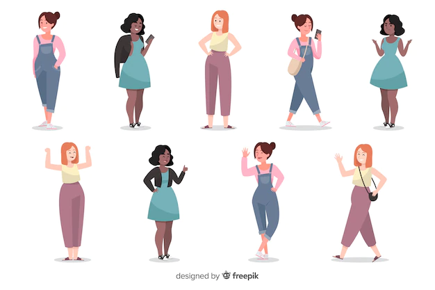Free Vector | Women doing things