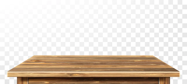 Free Vector | Wooden table top with aged surface, realistic