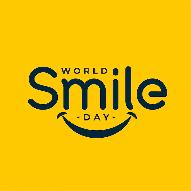 Free Vector | World smile day event celebration background