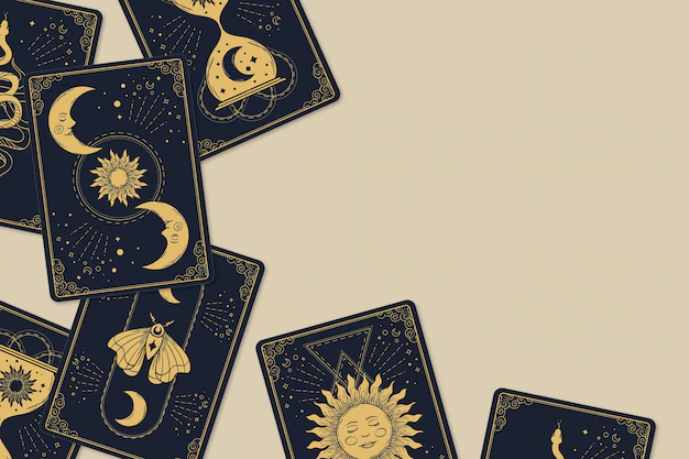 Free Vector | Hand drawn tarot cards background