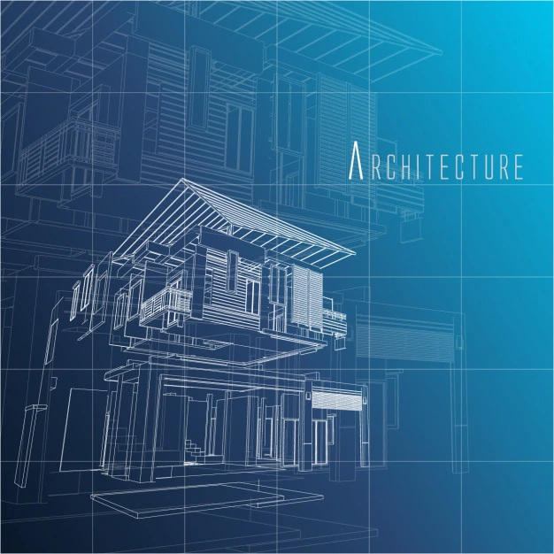 Free Vector | Architecture background design