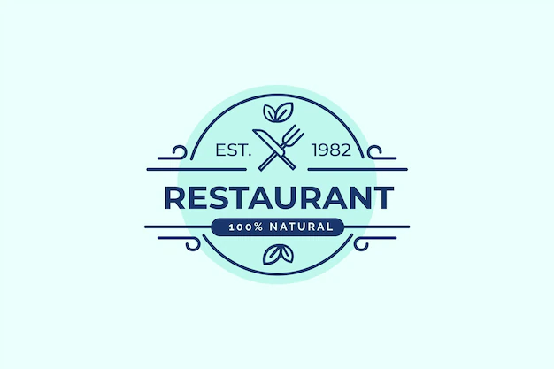 Free Vector | Restaurant logo