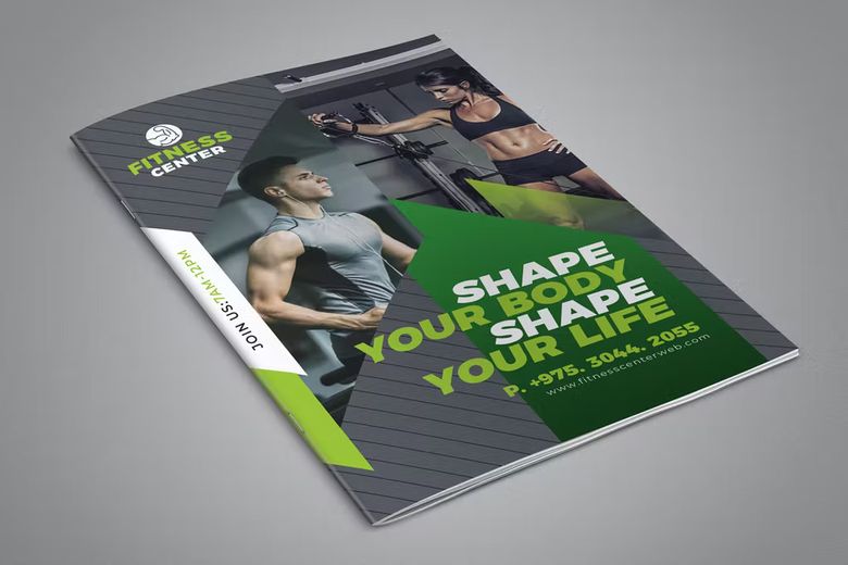 Fitness Bifold Brochure free download